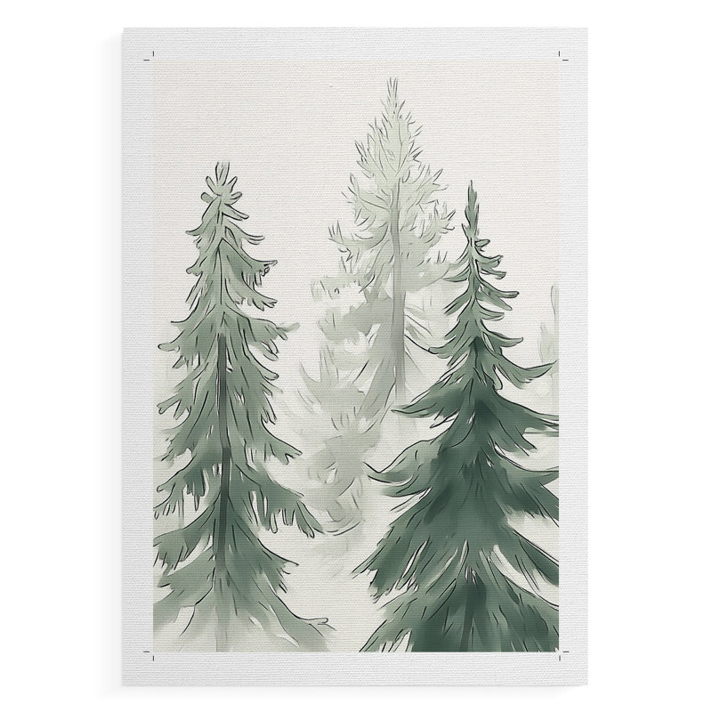 Art de Noël des Fêtes de Noël - impression sur toile seulement - non encadrée