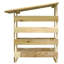 Alpen Home Pergolas With Roofs 6 Pcs 100X90x100 Cm Impregnated Pinewood