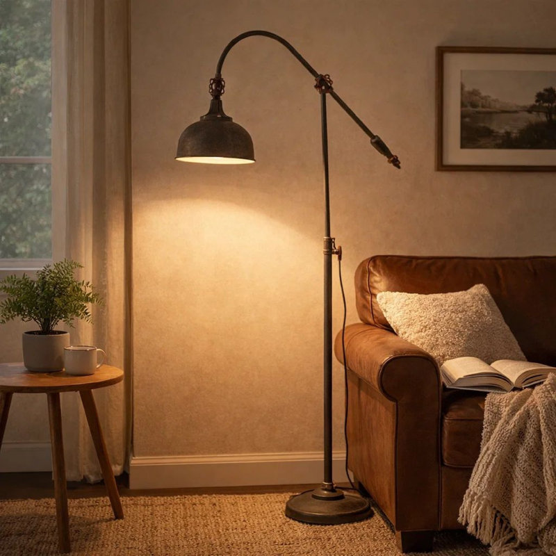 Lampe sur pied arquée 66,5 "