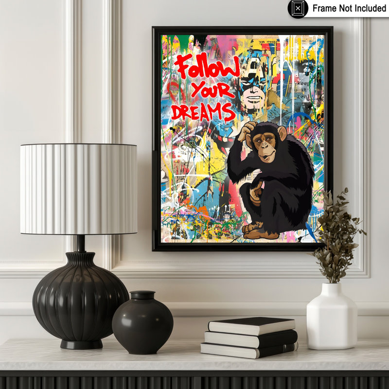 Follow Your Dreams No4, Unframed, Poster, 18"H x 24"W