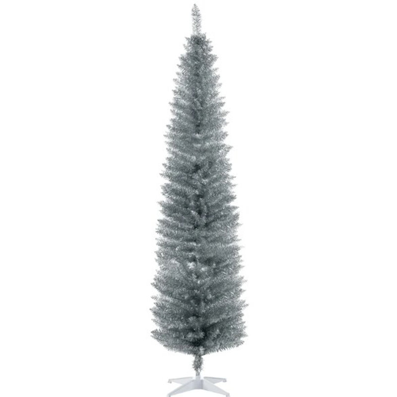 Artificial Christmas Tree, White, 6.9' H