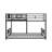 Twin Over Full L-Shaped Metal Size Bunk Bed-1577027769