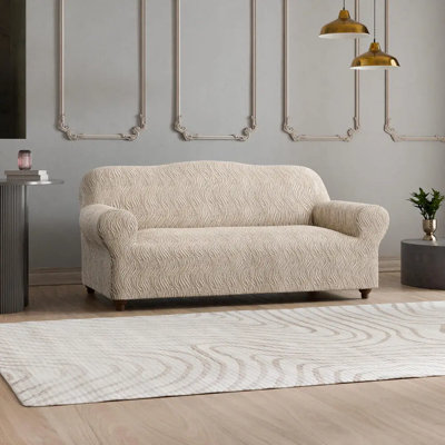 Stretchy Slipcover for Sofa - Premium Quality & Style - Jacquard Collection
