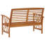 Banc de jardin en bois Gjystina
