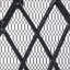 Pare-étincelles, 3 panneaux de 55,75 po de largeur à motif floral pliable traditionnel | Fer | Noir + argent