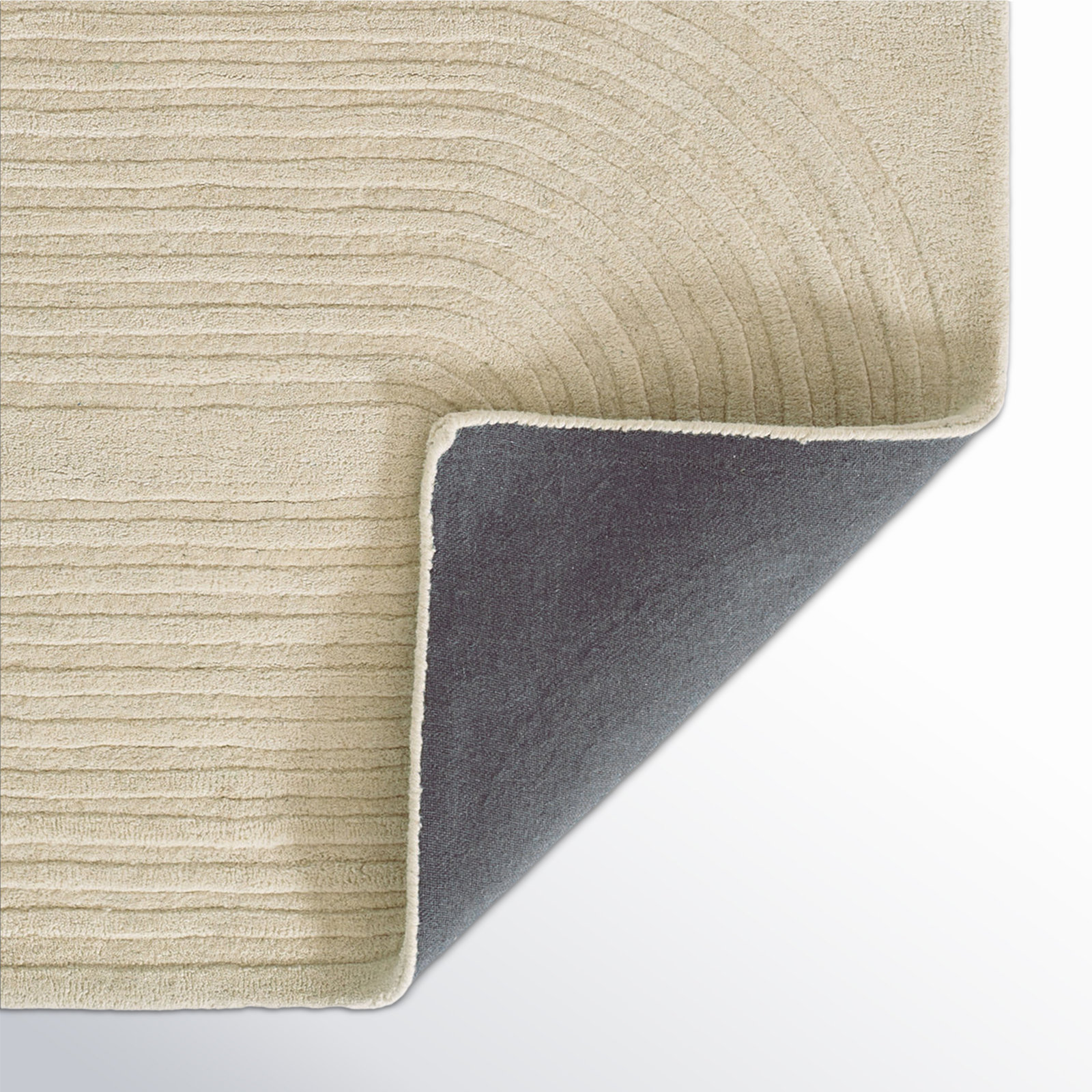 Tillie Ivory Hand-Tufted Geometric Wool Rug, Runner 2'6" x 8'