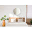 Huldar Glass Flat Wall Mirror