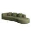 Lochlan 123-Inch Extra-Large Deep Modular Sofa-109700627