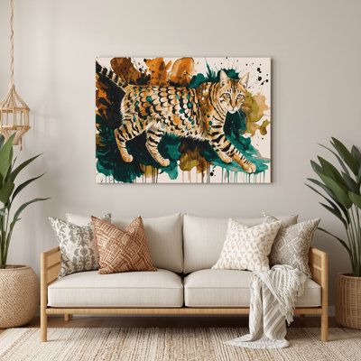 Art mural en métal «Big Cats»