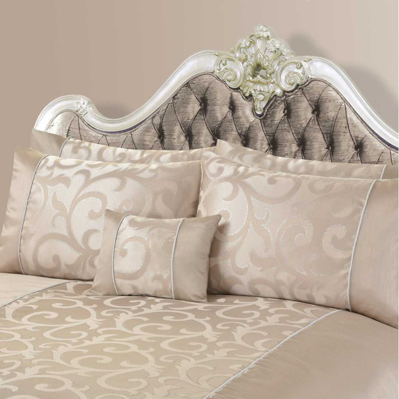 Andreia Polyester Floral Duvet Cover Set with Pillowcases, Double Duvet Cover + 1 Pillowcase