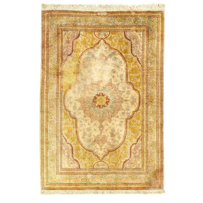 Melakai Oriental Area Rug in Beige