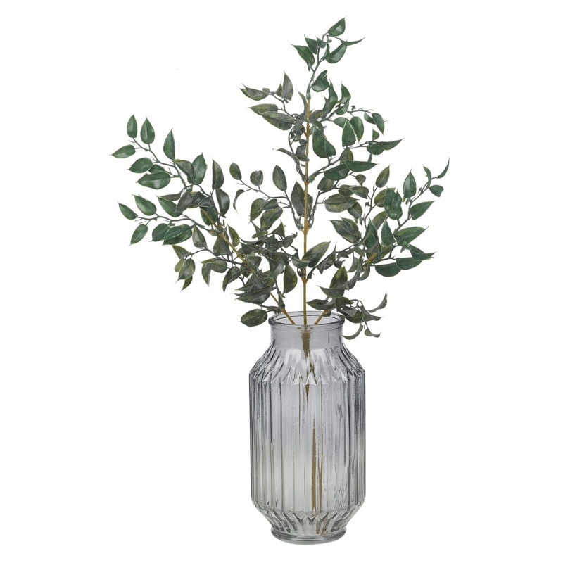 Iva Glass Table Vase 1, Grey