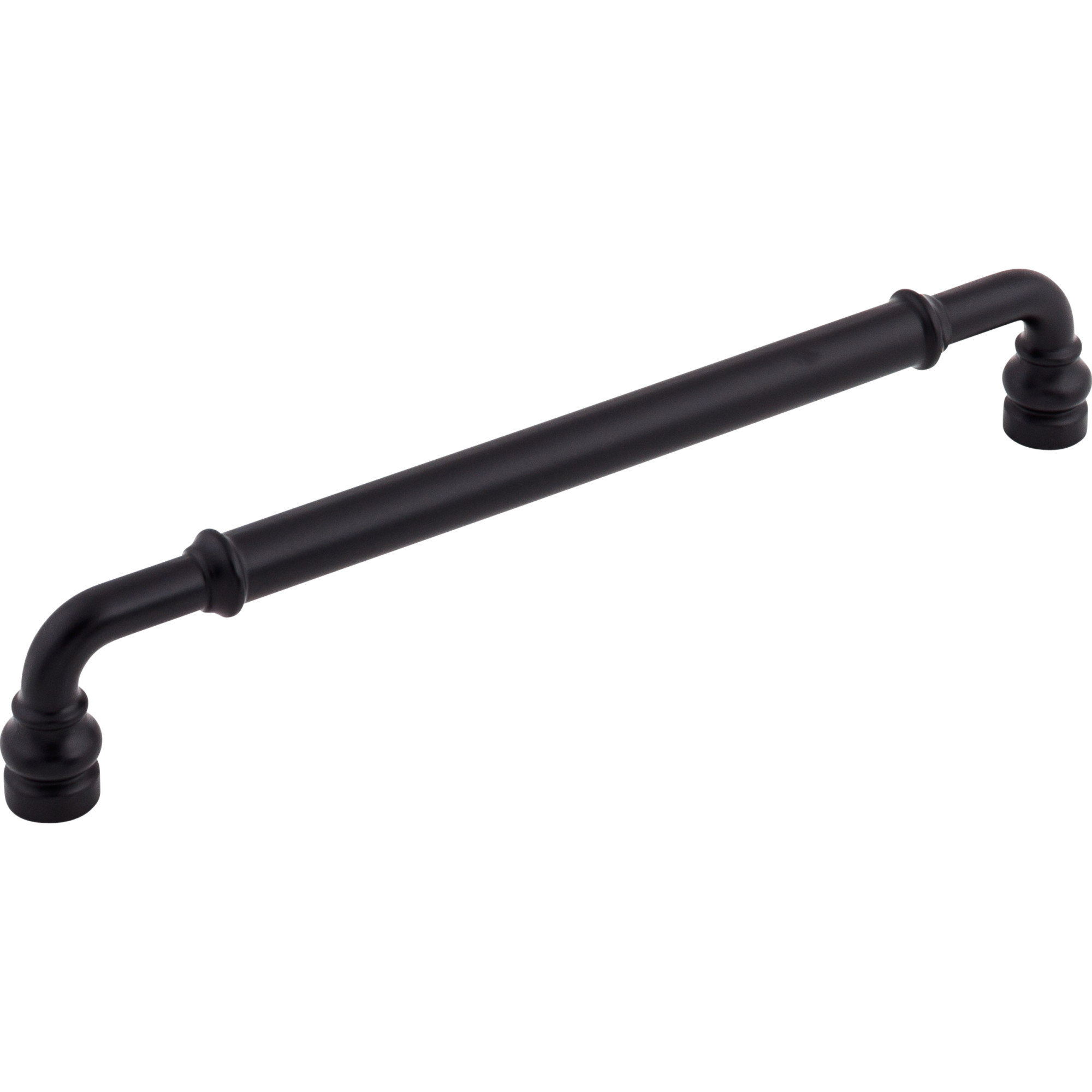 Brixton Bar Pull, 7 9/16" Center to Center, Flat Black