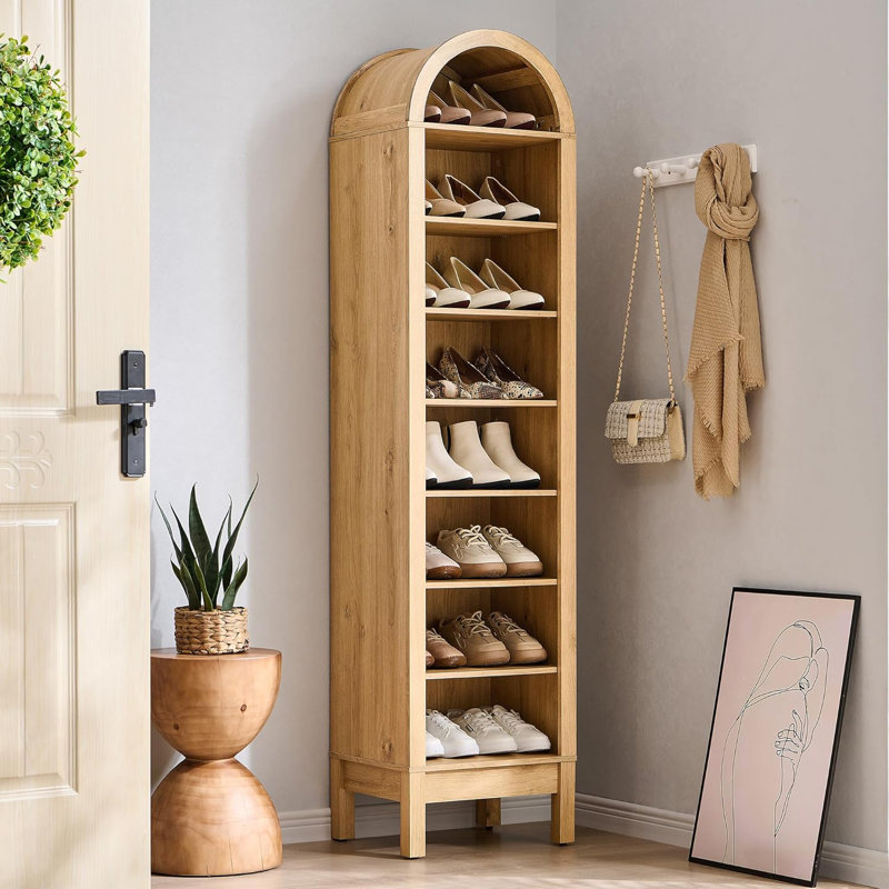 Arched Shoe Cabinet