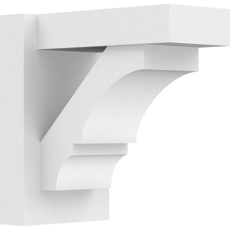 Balançoire balboa en PVC de qualité architecturale avec extrémités en bloc, L 7 po, H 12 po x P 12 po