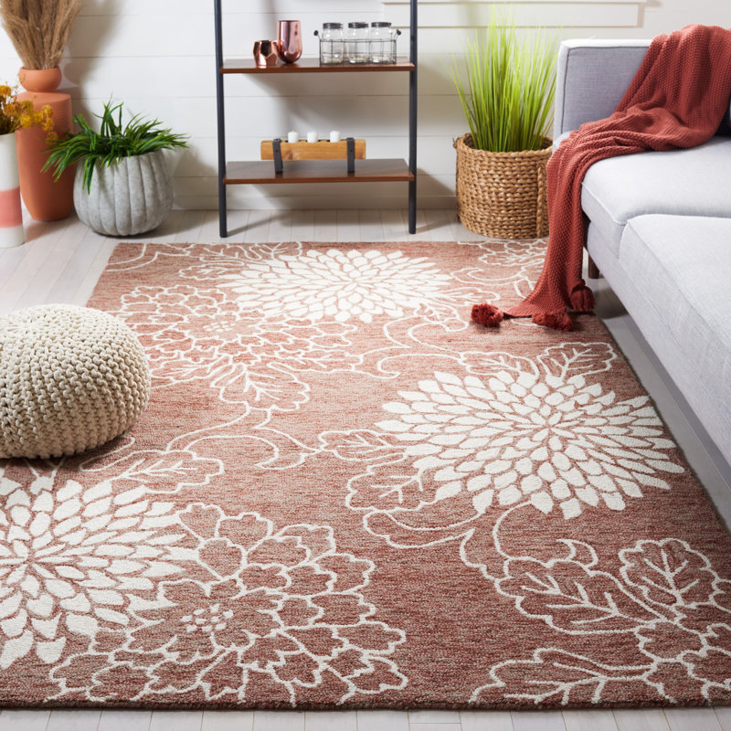 Tapis Jardin / Ivoire Jardin 602, Rectangle de 5 pi x 8 pi