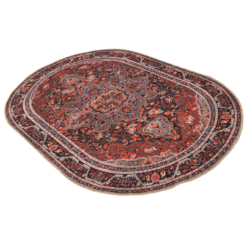 Oppie Oriental Indoor Rug, Oval 4'1" x 6'1"