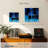 Gillard Palms Black On Blue I