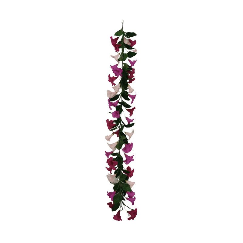 3.5 Ft Petunia Garland, Pink