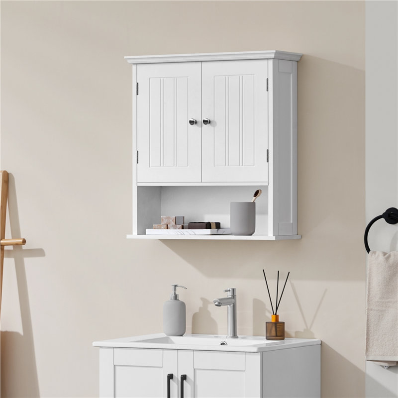 Living Room Wall-Mounted Cabinet with Adjustable Shelf