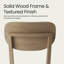 Chaise rembourrée en bois massif-611039024