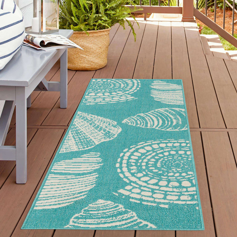 Geo Indoor / Outdoor Rug, Runner 2' x 6'1"