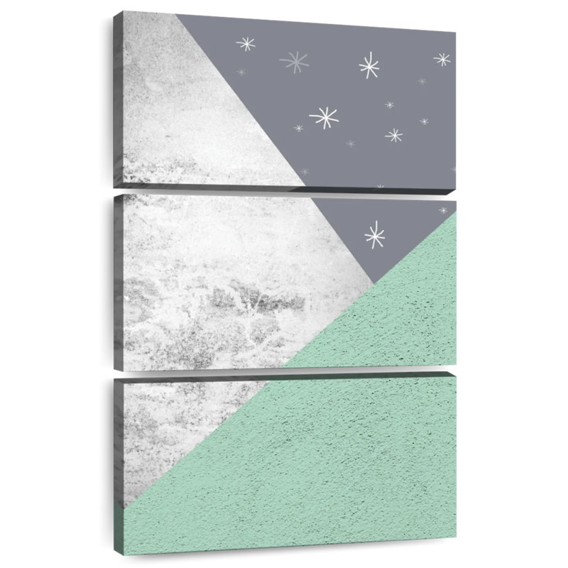 Mint Green Mountains II, H 32 po x l 20 po