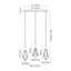 3 - Light Black Geometric Pendant
