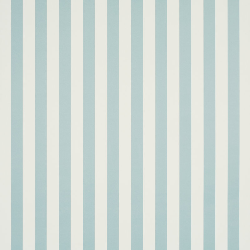 Emma Striped Wallpaper Roll, Chambray