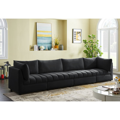 Ensoll Velvet Modular Sofa