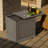 Brixton Series Rectangular Plastic Outdoor Side Table-98110884