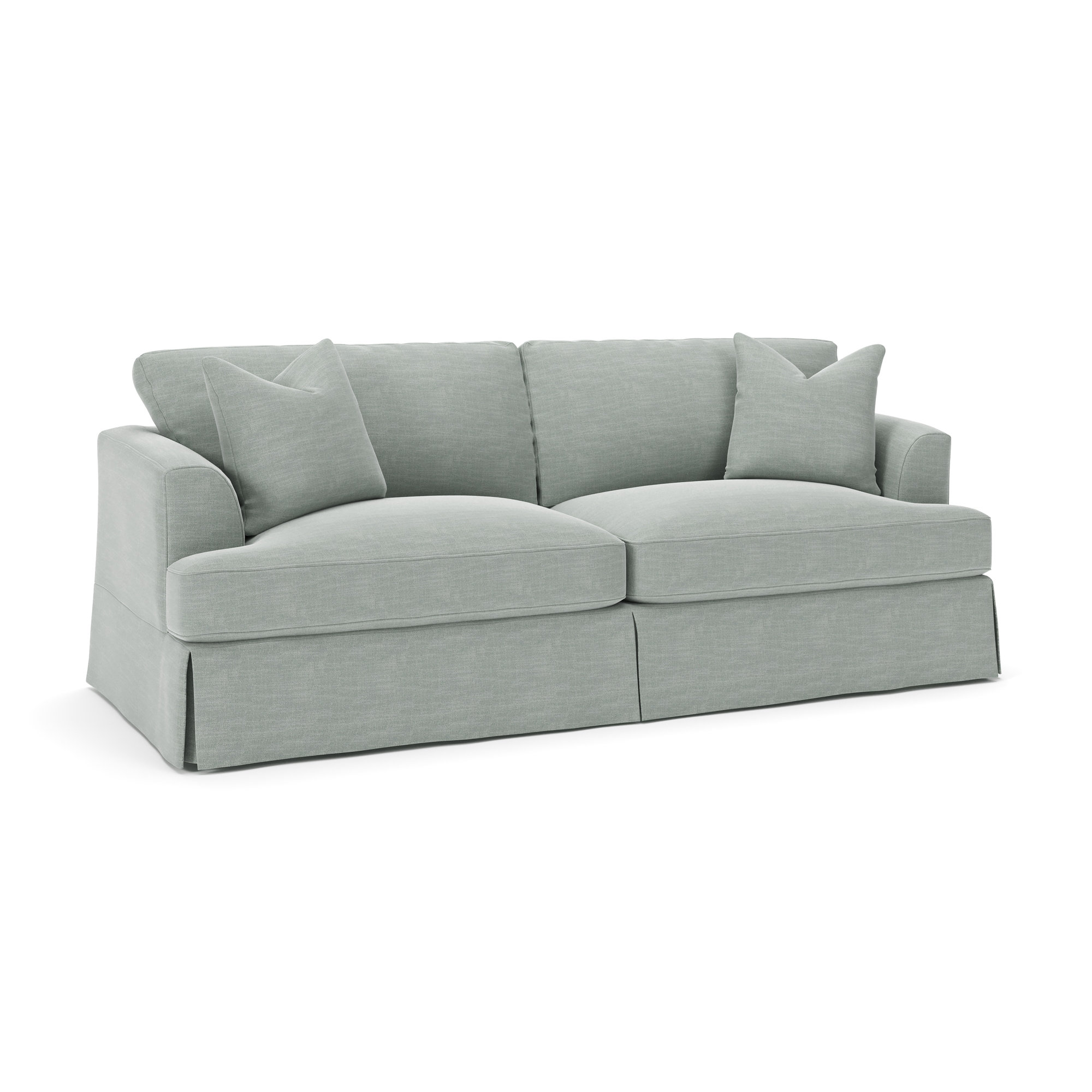 Lucia 92.5'' Upholstered Sleeper Sofa, Conversation Capri Basketweave