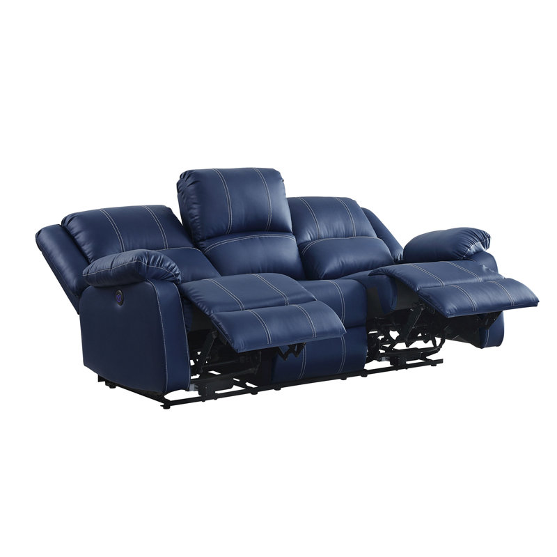 Canapé inclinable 81,5 po Declan, Bleu