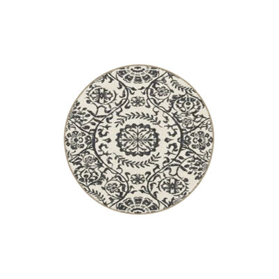 Base tissée lavable rayée à motif d'étoile et tapis décoratif