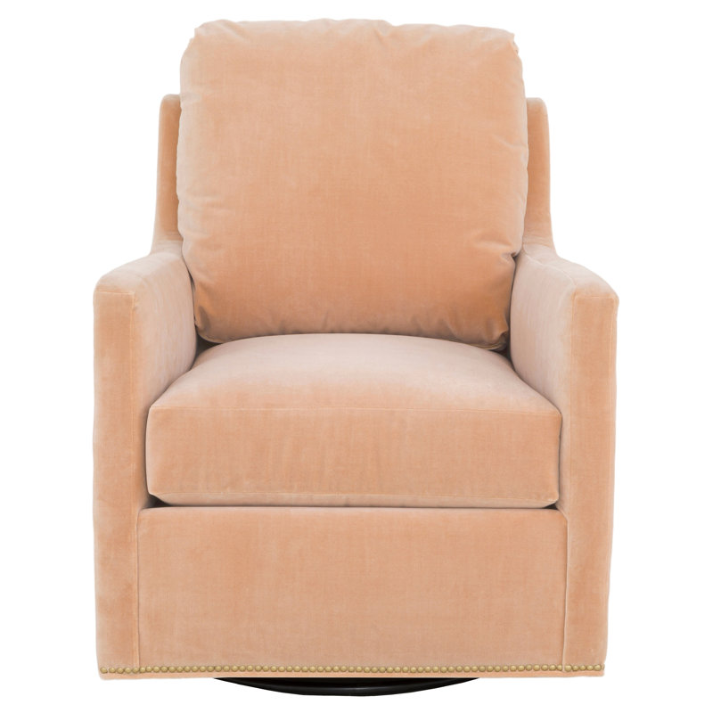 Fauteuil pivotant en cuir Olivia, 1149 Olive