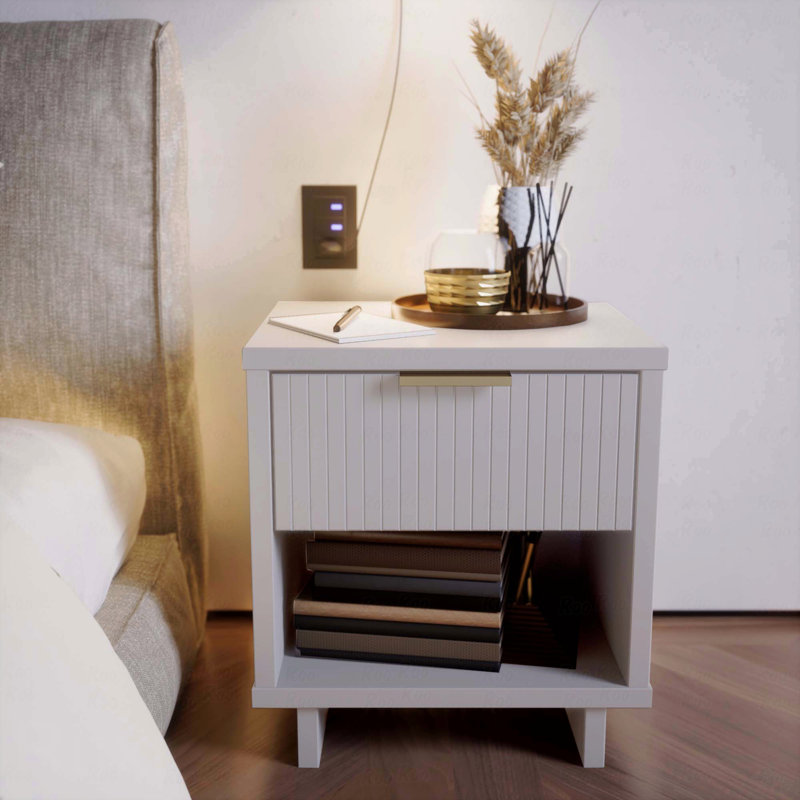 Table de chevet, Blanc