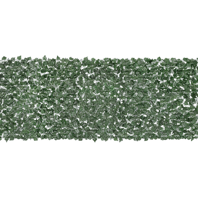 Faux haies vignes de 39 po x 98 po avec clôture en lierre réaliste pour la terrasse et la cour