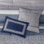 Ensemble d'édredon 7 pièces jacquard bleu marine-117539260