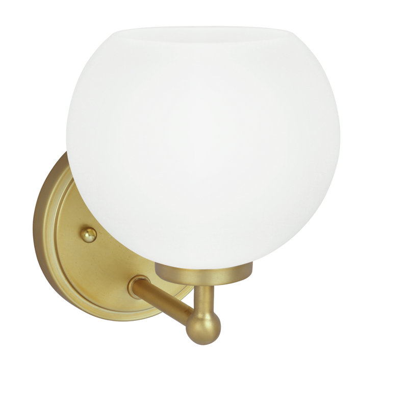 Éclairage pour meuble-lavabo doré à 1 lumière