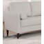 Contemporary Style 1Pc Loveseat With Pillows