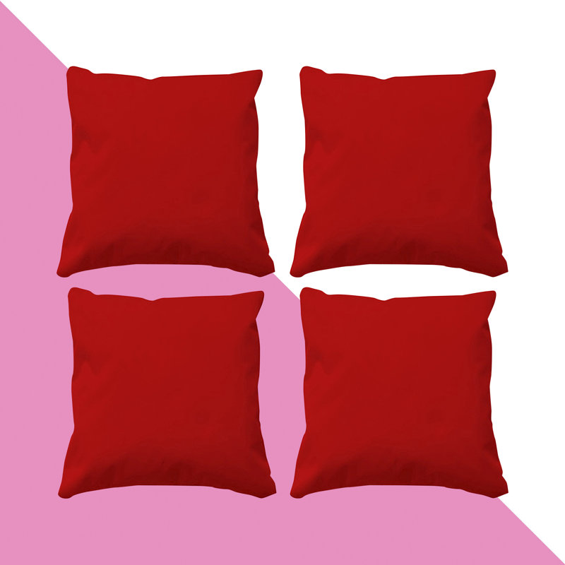 Garden Dining Chair Cushion, Red