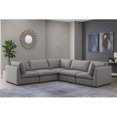 Tupman Upholstered L-Shaped Sectional Reversible
