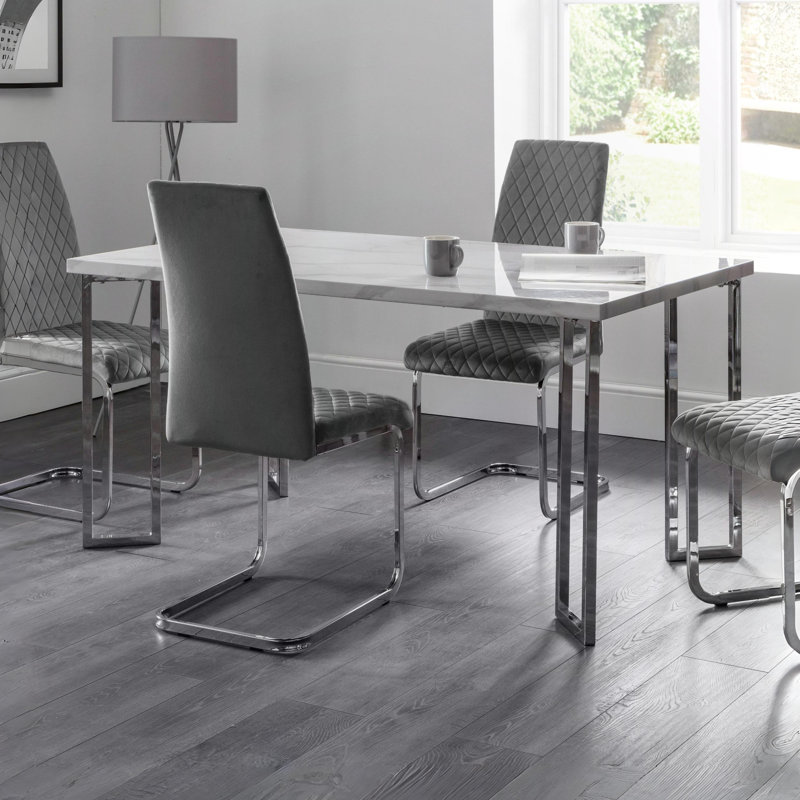 Savana Metal Base Dining Table