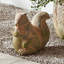 Doogal Squirrel Terracotta Garden Statue