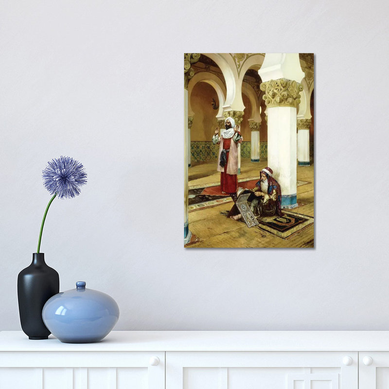Evening Prayer by Rudolphe Ernst - Wrapped Canvas Painting, 30.48 cm H x 45.72 cm W