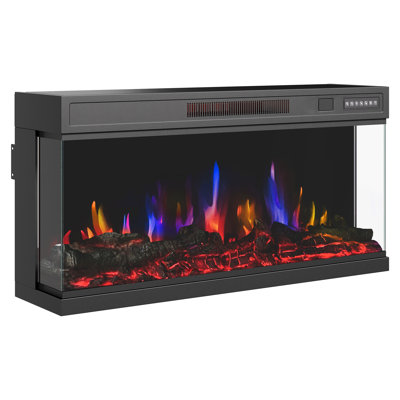 Aiso 36'' Electric Fireplace With Remote Control