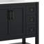 Ensemble de meuble-lavabo simple 36 po avec lavabo, armoire, tablette de rangement ouverte et tiroirs de rangement Caniya-1030693171-1030700852-1045739430