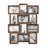 Rustic Brown Collage Picture Frame - 12-Photo Display For Family Memories - Easy To Assemble