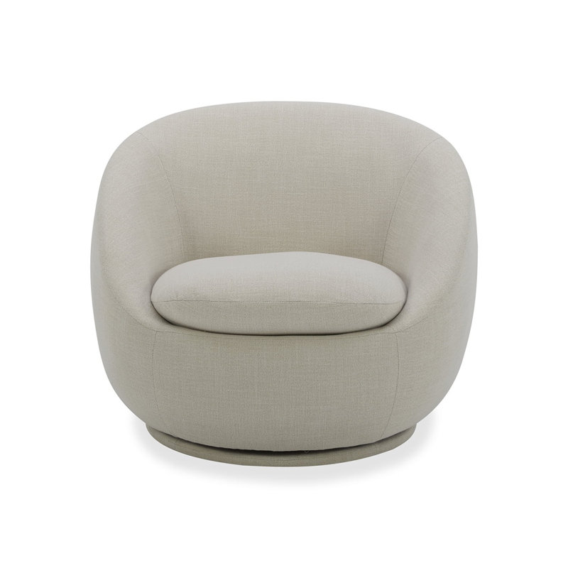Chaise d'appoint pivotante Better Homes & Gardens Mira, lin crème