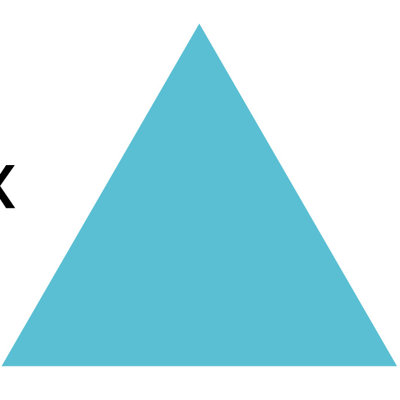 Décalcomanie murale motif triangle